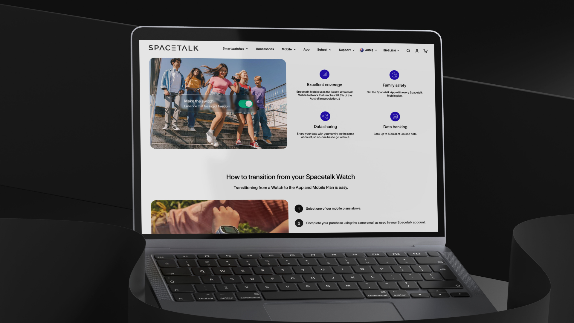 Spacetalk campaign landing page